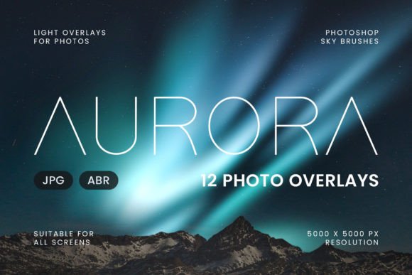 Aurora Borealis Overlays Brushes