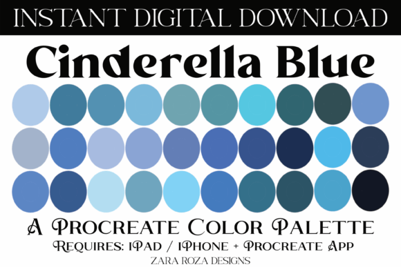 Cinderella Blue Procreate Color Palette: A Practical Guide for Digital Artists
