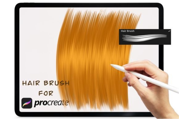 Hair Brush for Procreate: Elevating Digital Illustration and Design