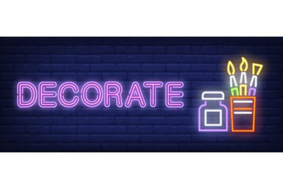 Mastering the Glow: How to Decorate Neon Text with Brushes Set and Bottle Tools for Impactful Design