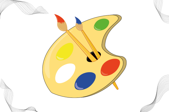 Palette Paint Brushes: A Digital Design Asset