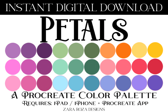 Petals Procreate Color Palette: A Practical Evaluation for Digital Artists