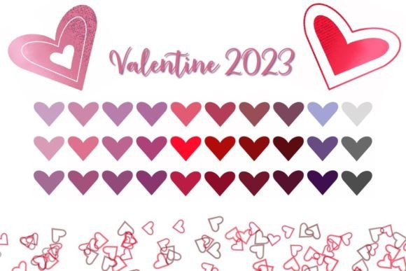 Valentine 2023 Procreate Palette FREE